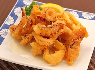 真イカの唐揚げ