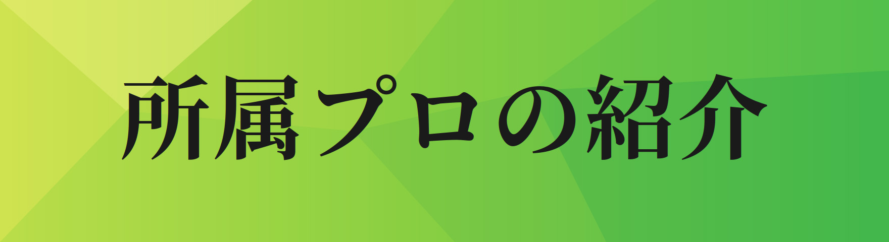 所属プロ